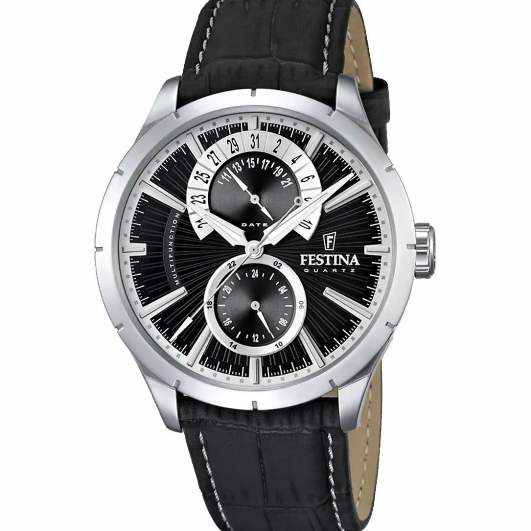 Festina Montre Cuir<Montre Retro F16573-3 - Montre Noir - Montres