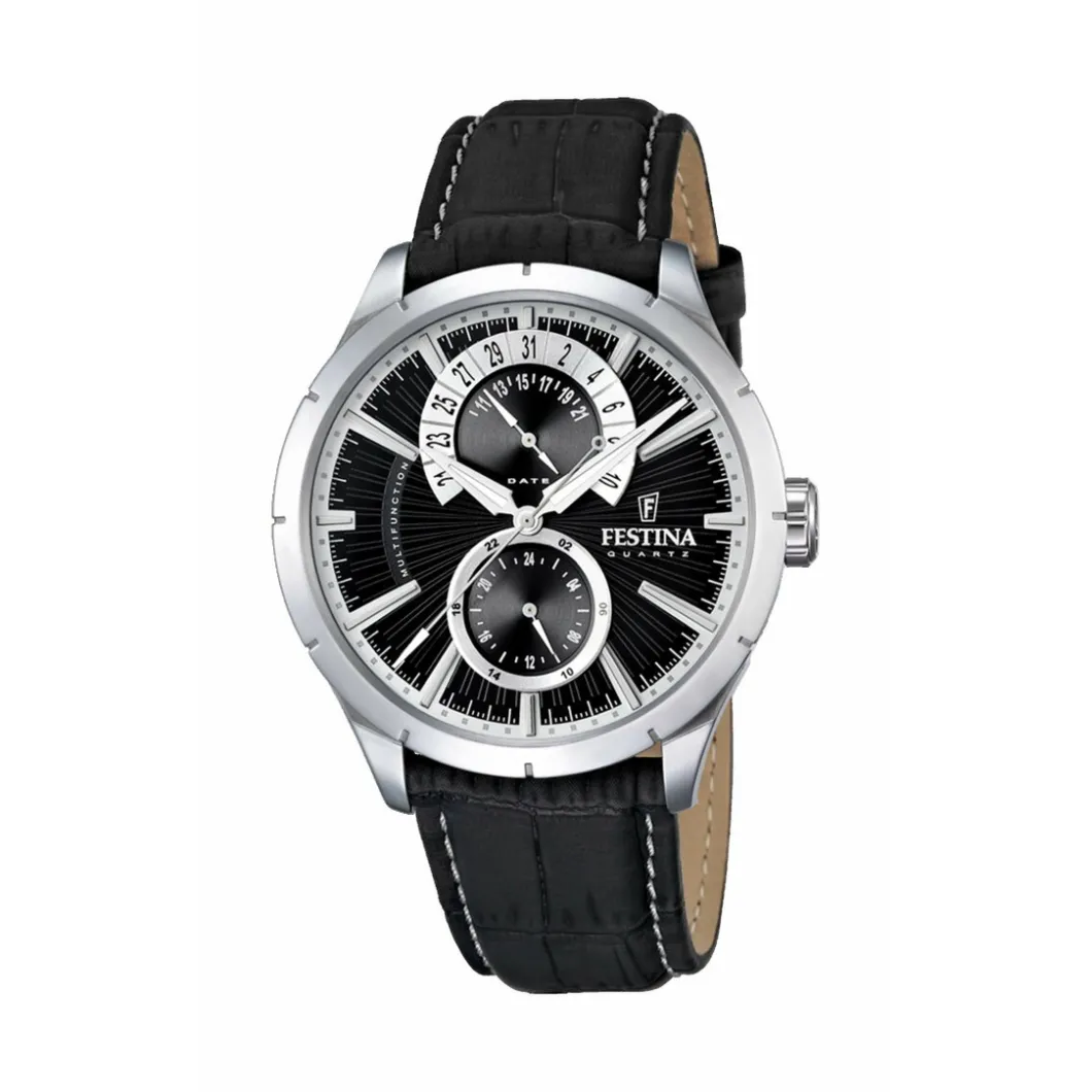 Festina Montre Cuir<Montre Retro F16573-3 - Montre Noir - Montres