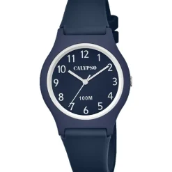 Calypso Montre Fille<Montre Fille Bracelet Résine Bleu 3 AIGUILLES K5798-4