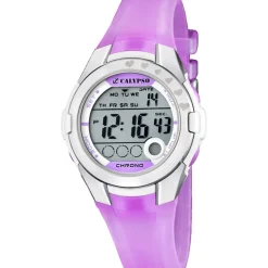 Calypso Montre Fille<Montre Fille K5571-3 - Bracelet en Silicone Violet