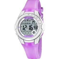 Calypso Montre Fille<Montre Fille K5571-3 - Bracelet en Silicone Violet