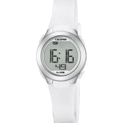 Calypso Montre Fille<Montre Fille K5677-1 - Bracelet Résine Blanc