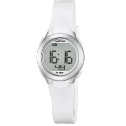Calypso Montre Fille<Montre Fille K5677-1 - Bracelet Résine Blanc
