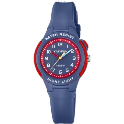 Calypso Montre Fille<Montre Fille SWEET TIME K6069-5 - Bracelet Résine Bleu