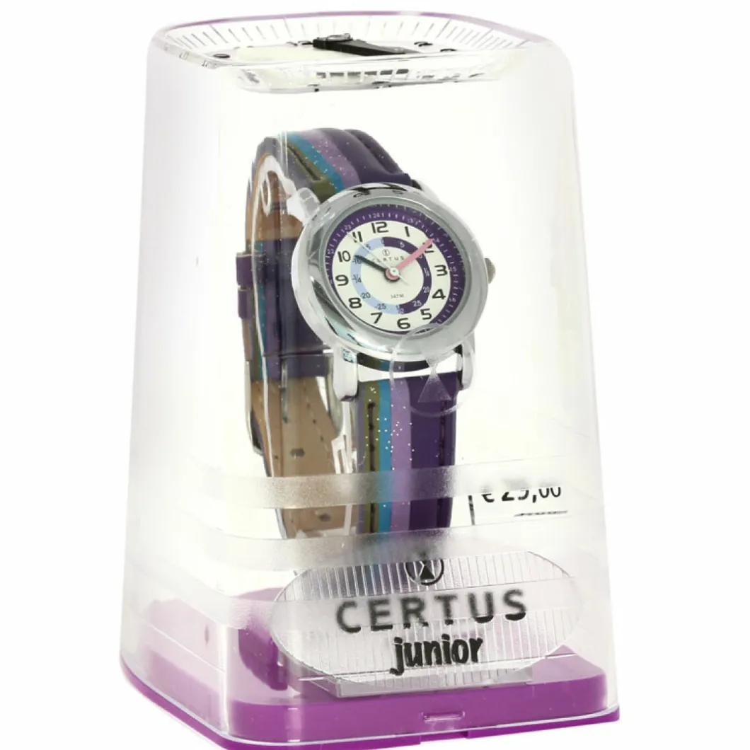 Certus Montre Fille<Montre Fille 647380 - Bracelet Cuir Tricolore