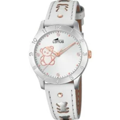 Lotus Montre Fille<Montre Fille JUNIOR 18657-A - Bracelet Cuir Blanc