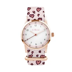 Millow Paris Montre Fille<Montre fille Classique - MIL3112 Bracelet Nylon leopard