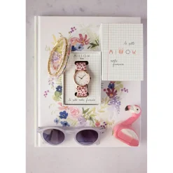 Millow Paris Montre Fille<Montre fille Classique - MIL3112 Bracelet Nylon leopard