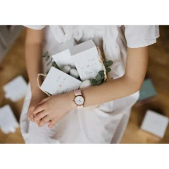 Millow Paris Montre Fille<Montre fille Classique - MIL364 Bracelet Nylon Rose