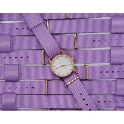 Millow Paris Montre Fille<Montre fille Classique - MIL391 Bracelet Nylon Violet
