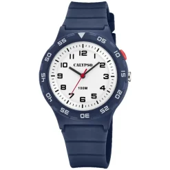 Calypso Montre Garçon<Montre Garçon Bracelet Résine Bleu 3 AIGUILLES K5797-3