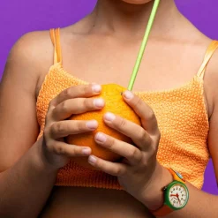 Calypso Montre Garçon<Montre garçon My First Watch - K5845-3 Bracelet Silicone Orange