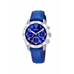 Festina Montre Garçon|Montre Fille<Montre Garçon F20346-2 - Bracelet Nylon Bleu