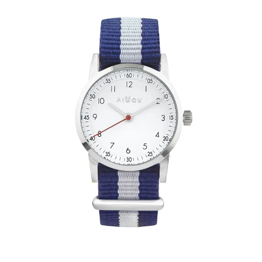 Millow Paris Montre Garçon<Montre garçon Classique - MIL269 Bracelet Nylon Bleu