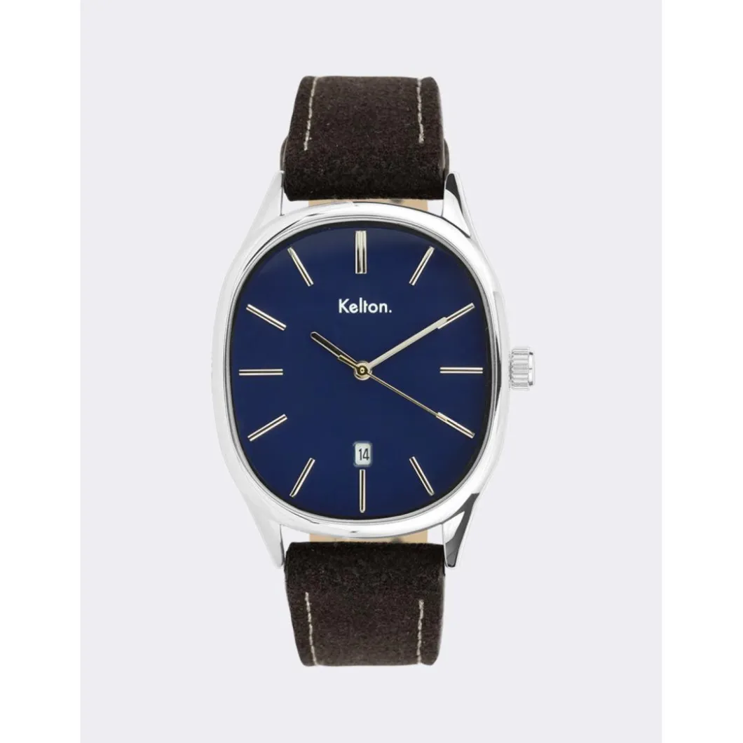 Kelton Montre Cuir|Montre Cuir<Montre Grande Colorama Navy