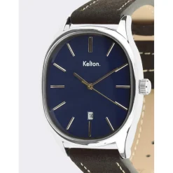 Kelton Montre Cuir|Montre Cuir<Montre Grande Colorama Navy