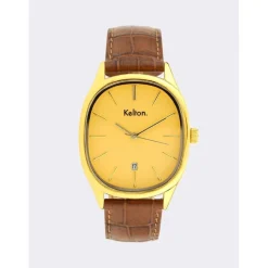 Kelton Montre Cuir|Montre Cuir<Montre Grande Colorama Or