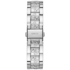 Guess Montre Acier<Montre W1280L1 - ANNA Boîtier acier brillant avec cristaux cadran argenté bracelet acier brillant Femme