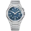 Citizen Montre Acier|Montre Automatique<Montre Homme Series 8 Gmt - 890 Model Nb6060­58L - Bracelet Acier Argent