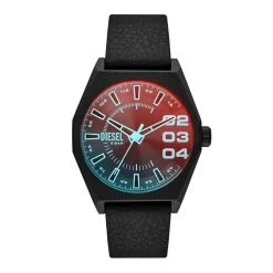 Diesel Montres Montre Cuir<Montre Homme Diesel DZ2175 - Bracelet Cuir Noir