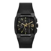 Diesel Montres Montre Cuir<Montre Homme Diesel DZ4645 - Bracelet Cuir Noir