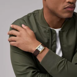 Fossil Montres Montre Cuir<Montre Homme Fossil FS6011 - Bracelet Cuir Marron