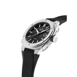 Alpina Montres Montre Automatique<Montre Homme ALPINA Alpiner - AL-525BB4AE6 Bracelet Caoutchouc Noir