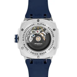Alpina Montres Montre Automatique<Montre Homme ALPINA Alpiner - AL-520NSKT3AE6 Bracelet Caoutchouc Bleu