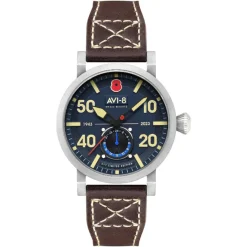Avi-8 Montre Cuir<Montre Homme Dambuster 80Th Anniversary Royal British Legion Meca-Quatz Limited Edition - AV-4108-RBL-02 Bracelet Cuir Marron