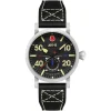 Avi-8 Montre Cuir<Montre Homme Dambuster 80Th Anniversary Royal British Legion Meca-Quatz Limited Edition - AV-4108-RBL-01 Bracelet Cuir Noir