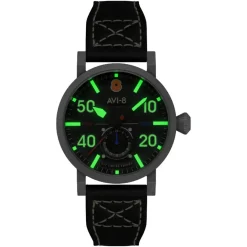 Avi-8 Montre Cuir<Montre Homme Dambuster 80Th Anniversary Royal British Legion Meca-Quatz Limited Edition - AV-4108-RBL-01 Bracelet Cuir Noir