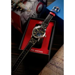 Avi-8 Montre Cuir<Montre Homme Dambuster 80Th Anniversary Royal British Legion Meca-Quatz Limited Edition - AV-4108-RBL-01 Bracelet Cuir Noir