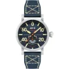 Avi-8 Montre Cuir<Montre Homme Dambuster Chadwick Meca-Quartz - AV-4113-01 Bracelet Cuir Bleu