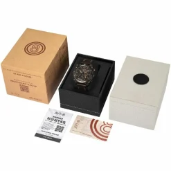 Avi-8 Montre Cuir<Montre Homme Hawker Hunter Atlas Dual Time Chronograph - AV-4100-08 Bracelet Cuir Marron