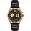 Avi-8 Montre Cuir<Montre Homme Spitfire Lock Chronograph - AV-4089-07 Bracelet Cuir Noir