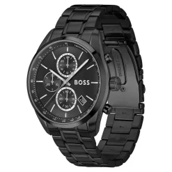 Boss Montre Acier<Montre Homme Grand Prix 44 - 1514298 Bracelet Acier Noir