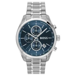 Boss Montre Acier<Montre Homme Grand Prix 44 - 1514226 Bracelet Acier Argent