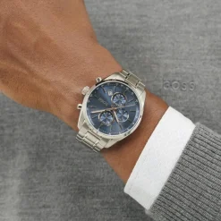 Boss Montre Acier<Montre Homme Grand Prix 44 - 1514226 Bracelet Acier Argent