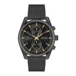 Boss Montre Acier<Montre Homme Skytraveller - 1514150 Bracelet Acier Noir