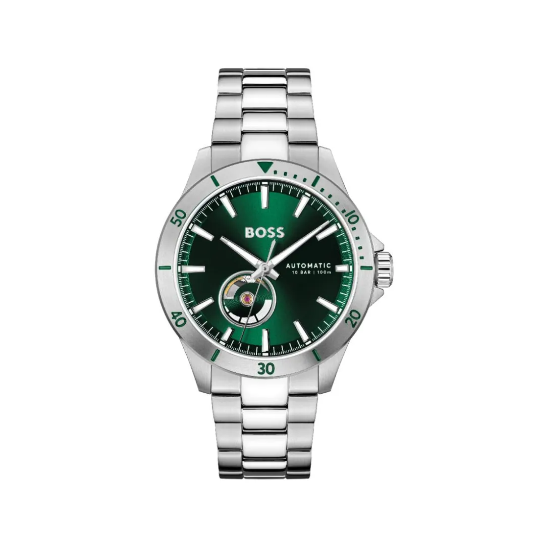 Boss Montre Automatique|Montre Acier<Montre Homme Troper Automatic - 1514200 Bracelet Acier Argent