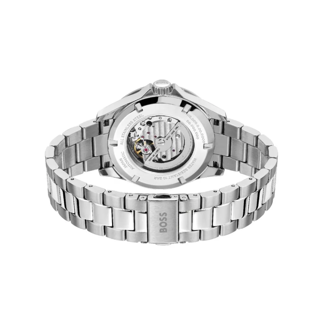 Boss Montre Acier|Montre Automatique<Montre Homme Troper Automatic - 1514202 Bracelet Acier Argent