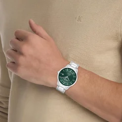 Calvin Klein Montres Montre Automatique<Montre Homme CK Iconic Automatic - 25300022 Bracelet Acier Argent