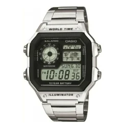 Casio Montre Acier<Montre Homme Collection Men AE-1200WHD-1AVEF - Bracelet Acier Argent