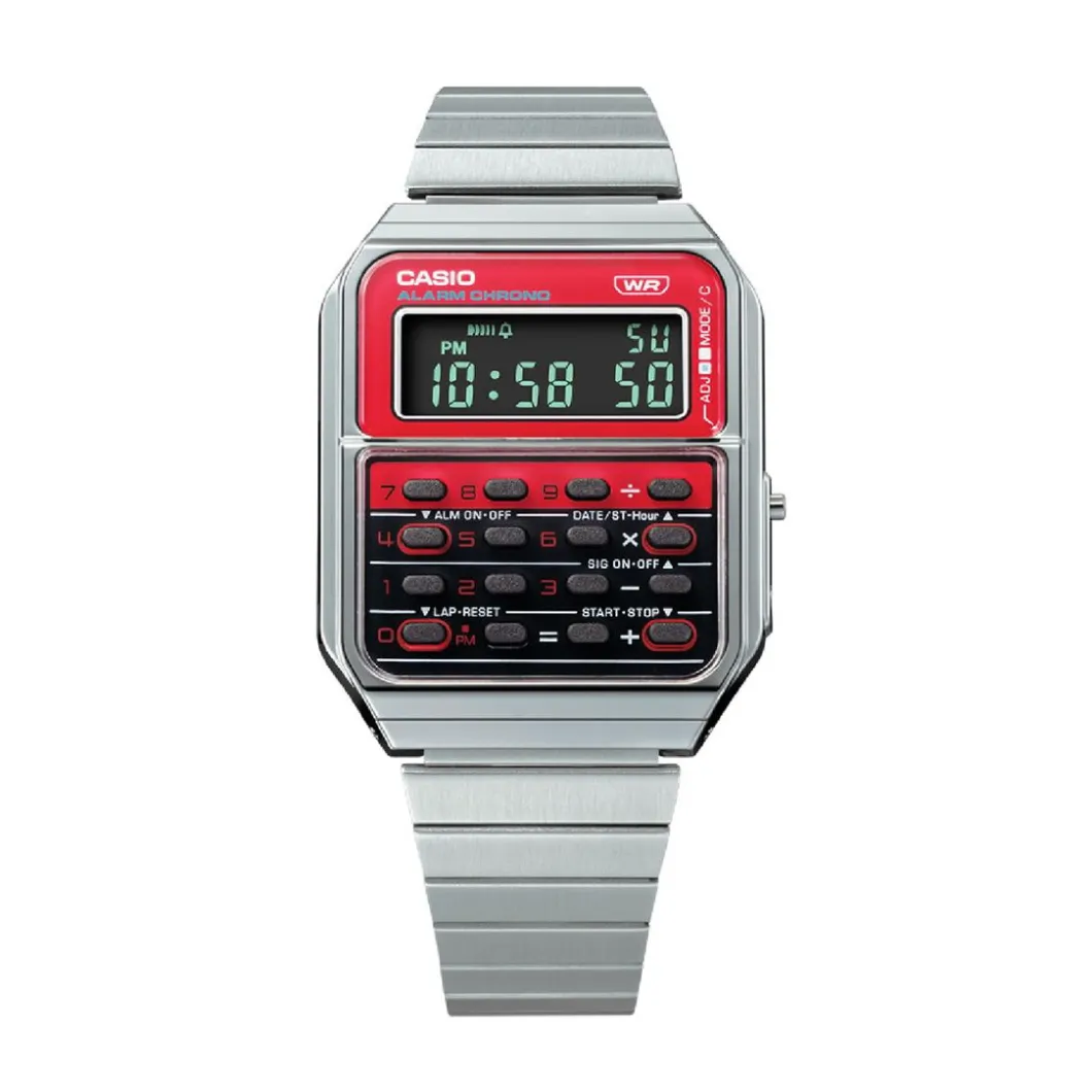 Casio Montre Acier<Montre Homme Vintage Edgy - CA-500WE-4BEF Bracelet Acier