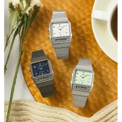 Casio Montre Acier<Montre Homme Vintage Edgy - AQ-800E-7A2EF Bracelet Acier