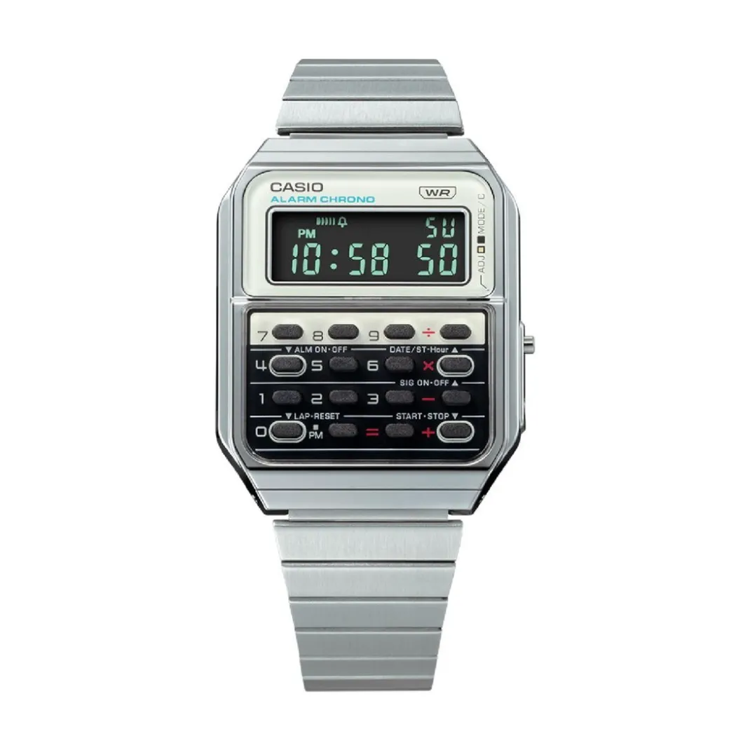 Casio Montre Acier<Montre Homme Vintage Edgy - CA-500WE-7BEF Bracelet Acier