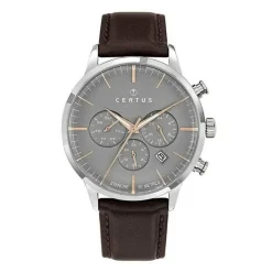 Certus Montre Cuir<Montre Homme 611139 - Bracelet Cuir Marron