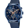 Lotus Montre Acier<Montre Homme Chrono Acier Pvd Bleu 18638-1 -