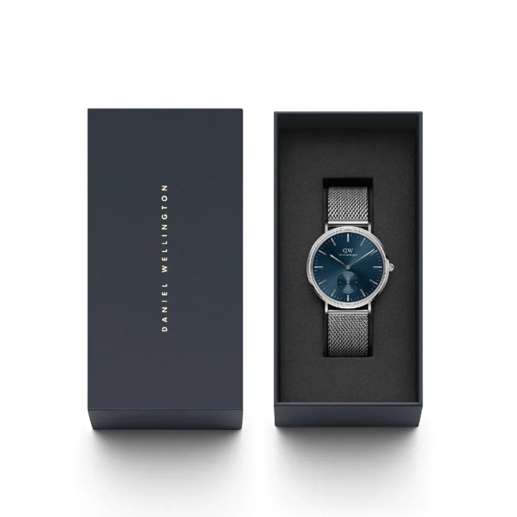 Daniel Wellington Montres Montre Acier<Montre Homme Daniel Wellington Multi-Eye - DW00100710 Bracelet Acier Argent