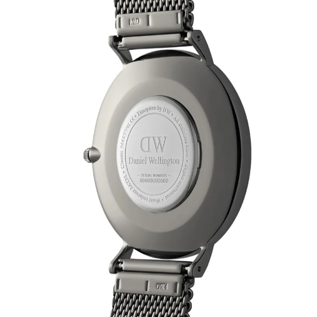 Daniel Wellington Montres Montre Acier<Montre Homme Daniel Wellington Sterling - DW00100628 Bracelet Acier Argent